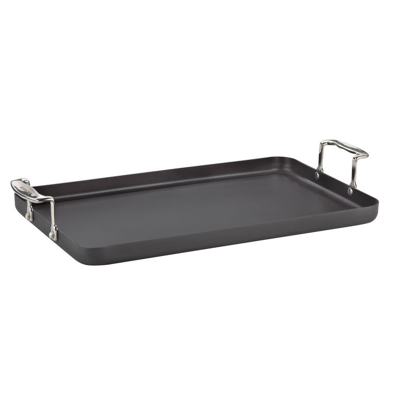 Chef's Classic™ Nonstick Hard Anodized 13" x 20" Double Burner Griddle