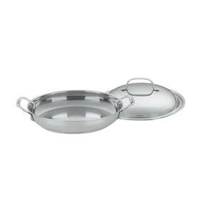 Chef's Classic Stainless 12" Everyday Pan with Medium Dome Cover