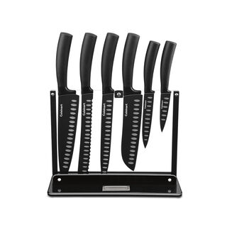 Nonstick Edge 7 Piece Knife Block Set