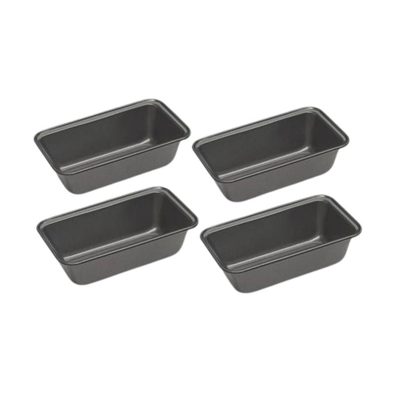 4-pc 5.5" x 2.5" Mini Loaf Pan Set